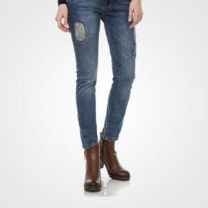 Texans blaus Slim Fit